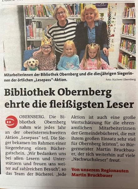 Lesepassgewinner 2025